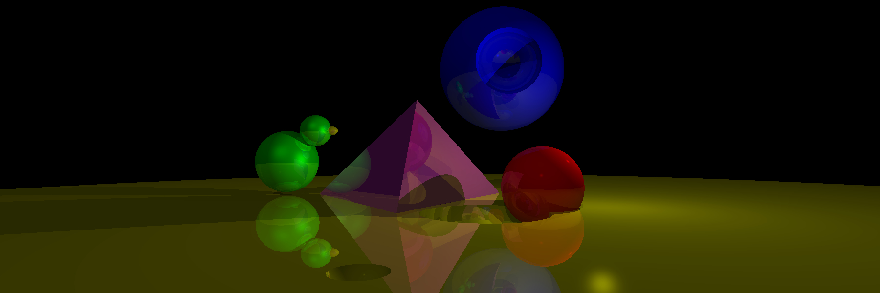 a scene demonstrating constructive solid geometry