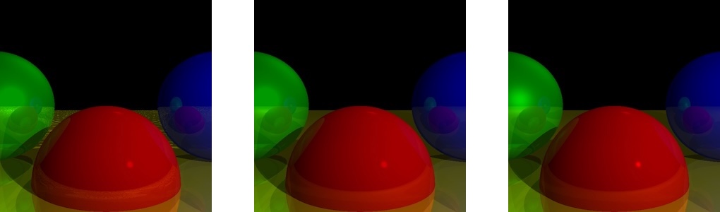 shadow acne, clamped colors, final reflections